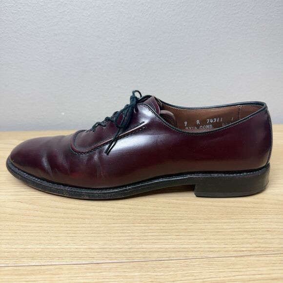 Allen Edmonds Belgium Mens Size 9 A Dress Shoes Brown Leather Plain Toe Oxfords main image 14